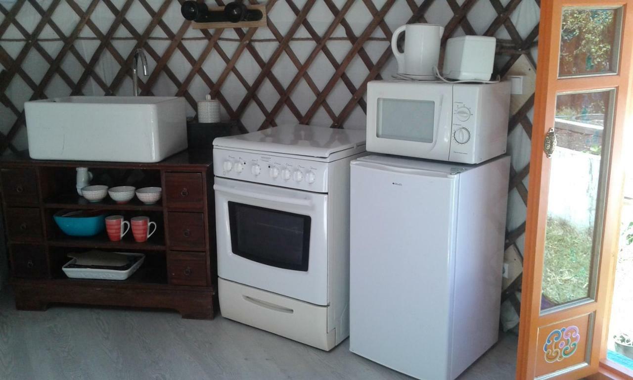 Yourte Grain De Folie Hotel Waben Kültér fotó